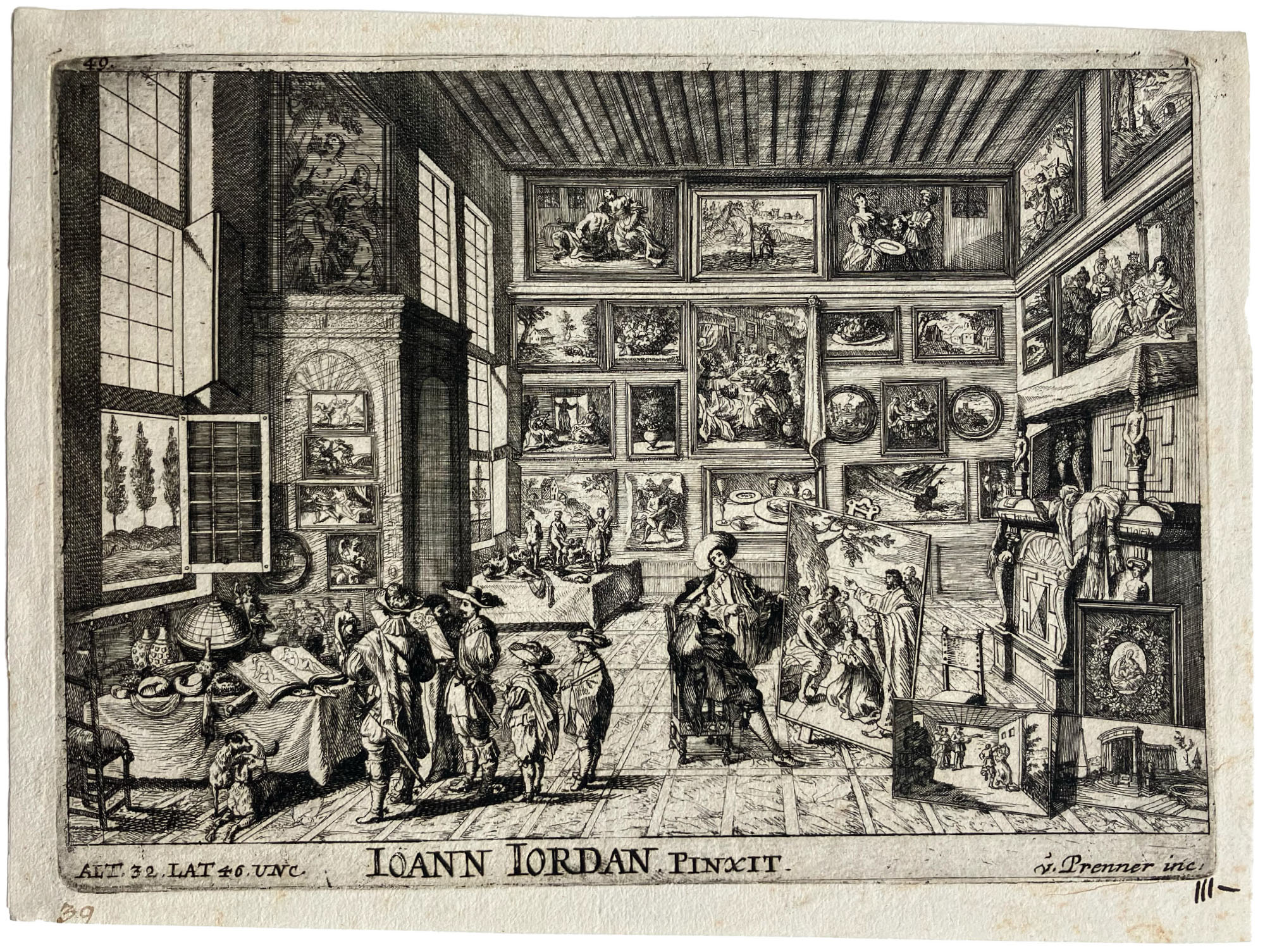 1730 Prenner engraving after Jordaens, 1630