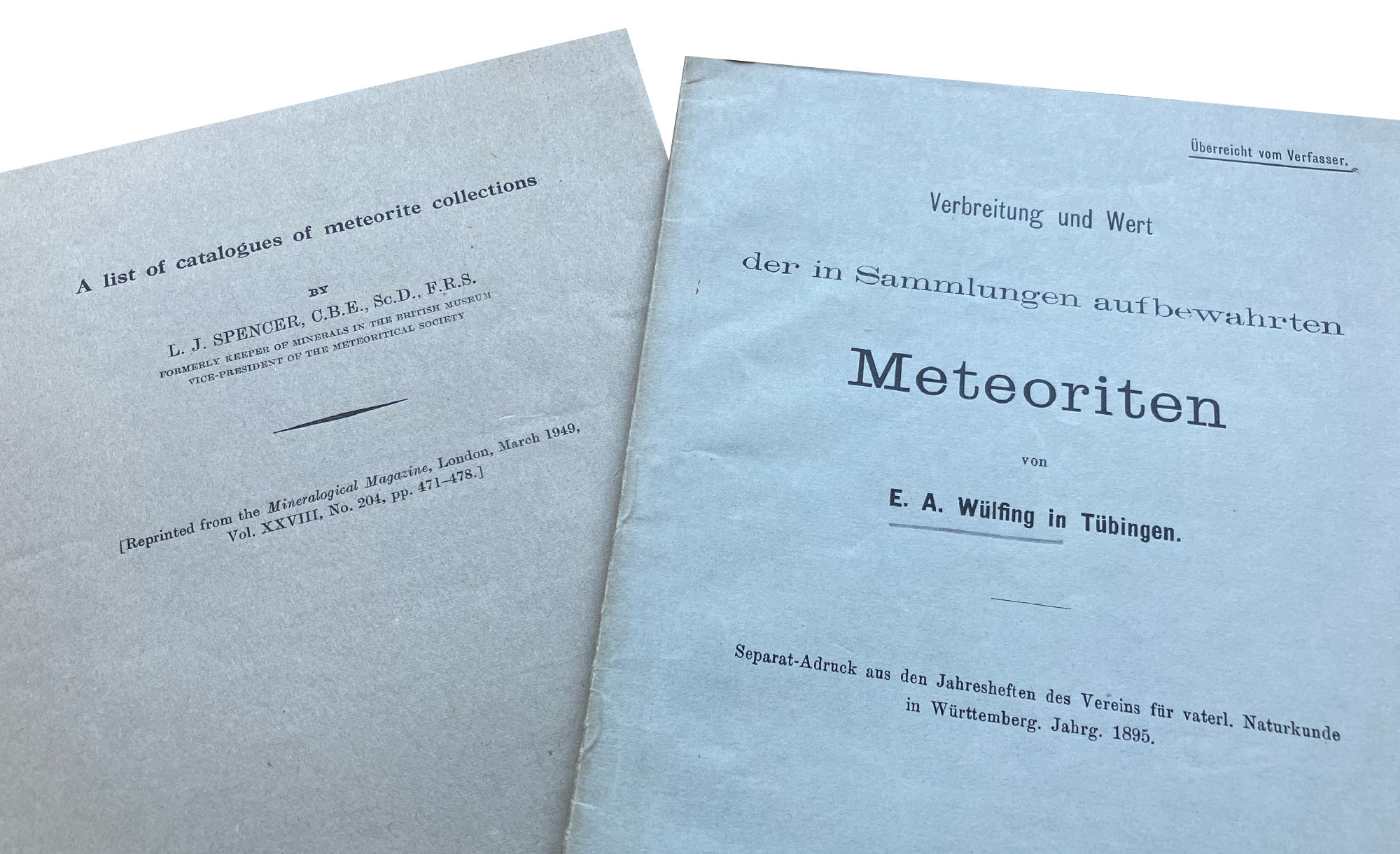 Wülfing, 1895; Spencer, 1949